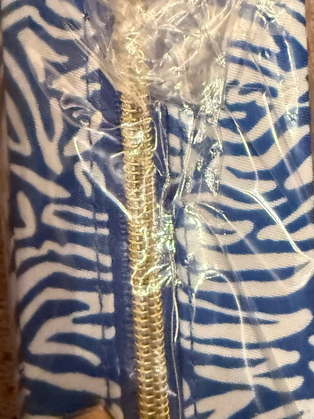 Lilly Pulitzer garment weekender bag & jewelry case Martinique blue zee Bebe NEW - Picture 11 of 14